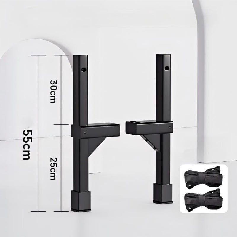 acclookss Stilts for Premium Leg - Strap Stilts Smooth Painted Pine Wood Rubber - Coated for Free Hands 5+200 - Pound Load Perfect for Sports & Cosplay Events - Image 2